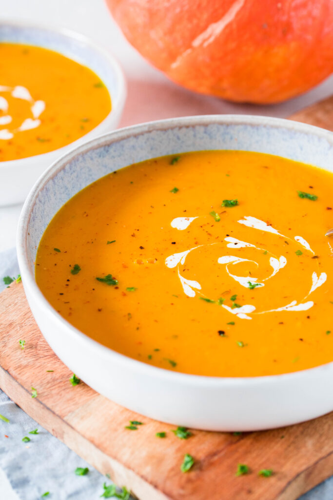 Kürbissuppe mit Kokosmilch