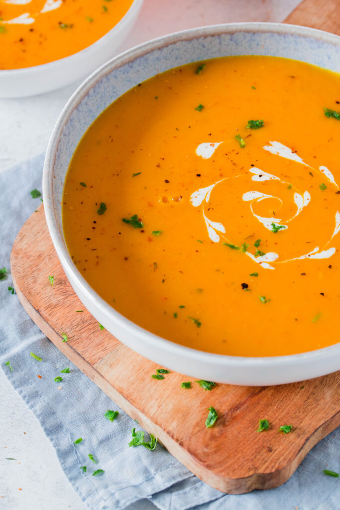 Kürbissuppe mit Kokosmilch