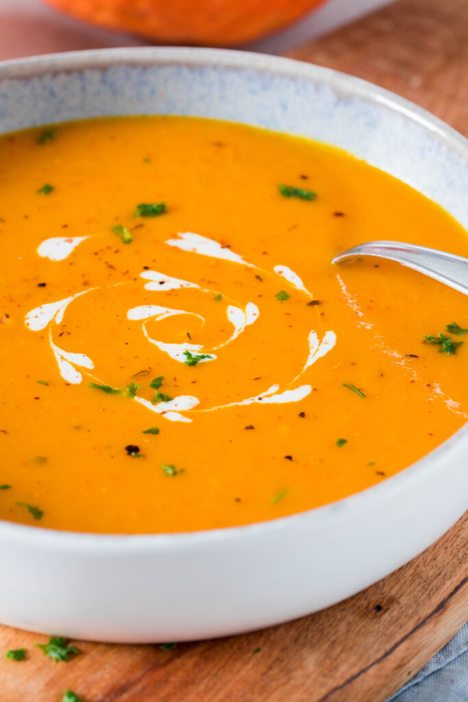 Schnelle Kürbissuppe