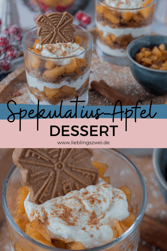 Spekulatius-Apfel Dessert