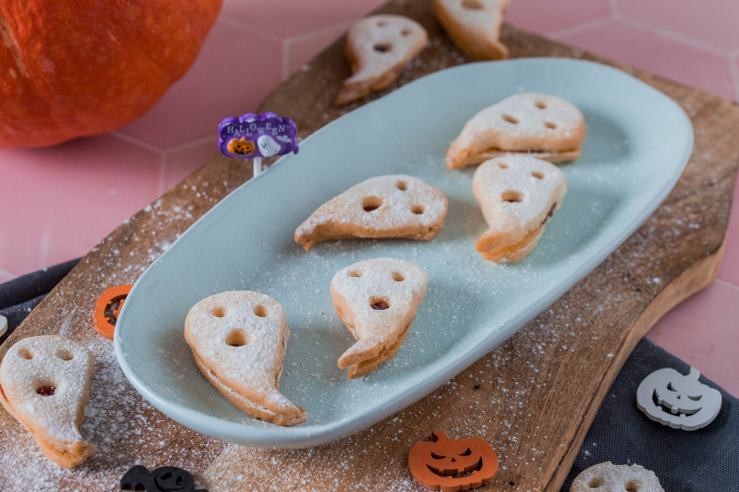 Geister Kekse - Halloween Cookies