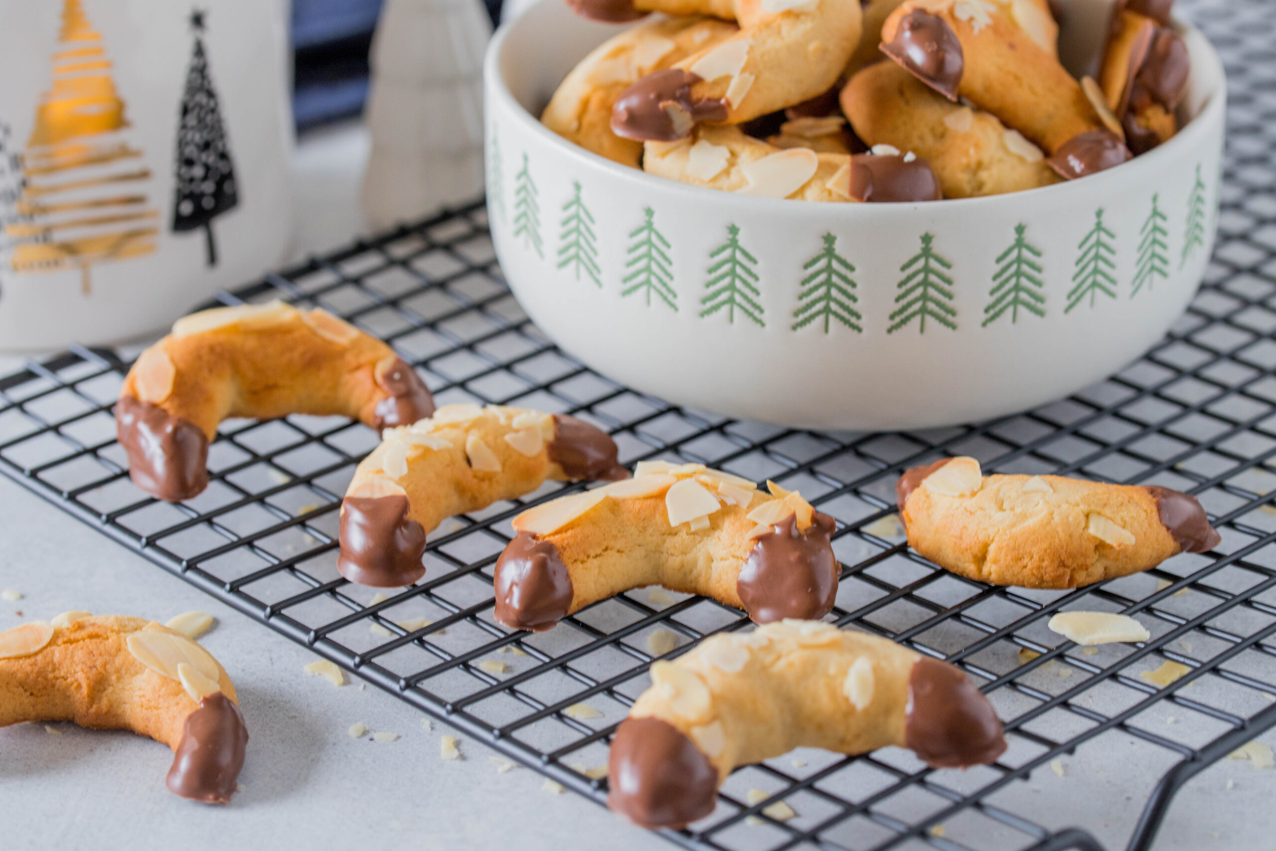 Marzipan-Mandel Hörnchen Marzipan-Mandel Hörnchen