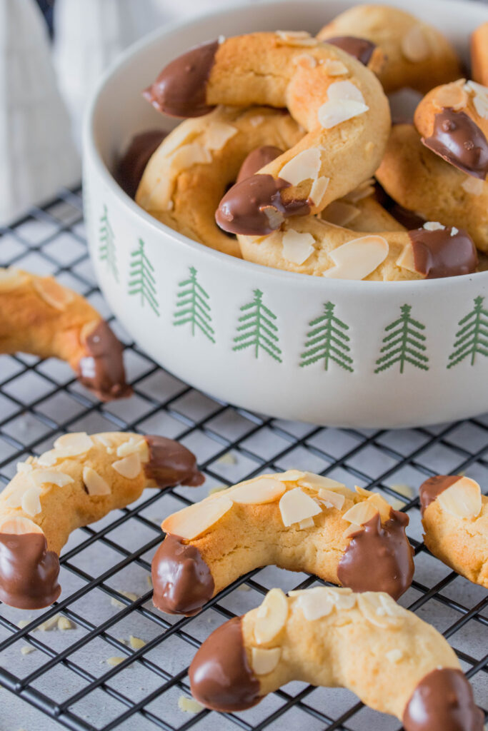 Marzipan-Mandel Hörnchen