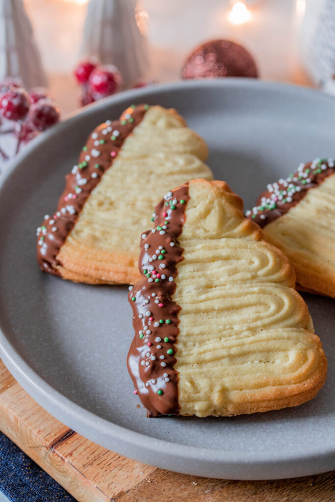 Mürbteig Tannenbäume Mürbteig Tannenbäume