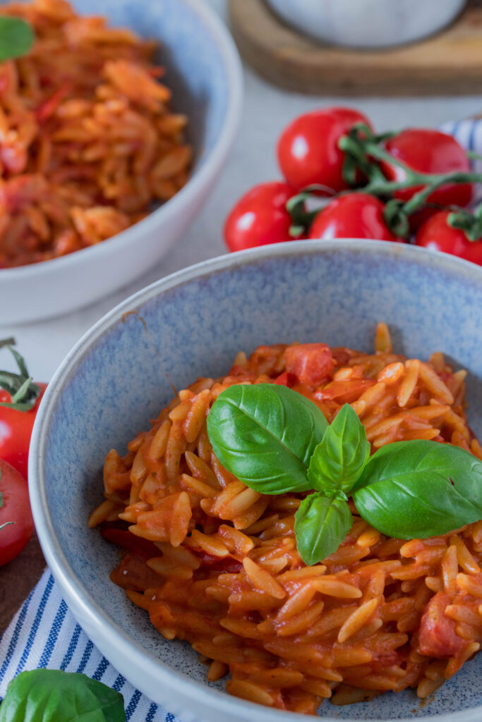 Orzo Tomate Mozzarella