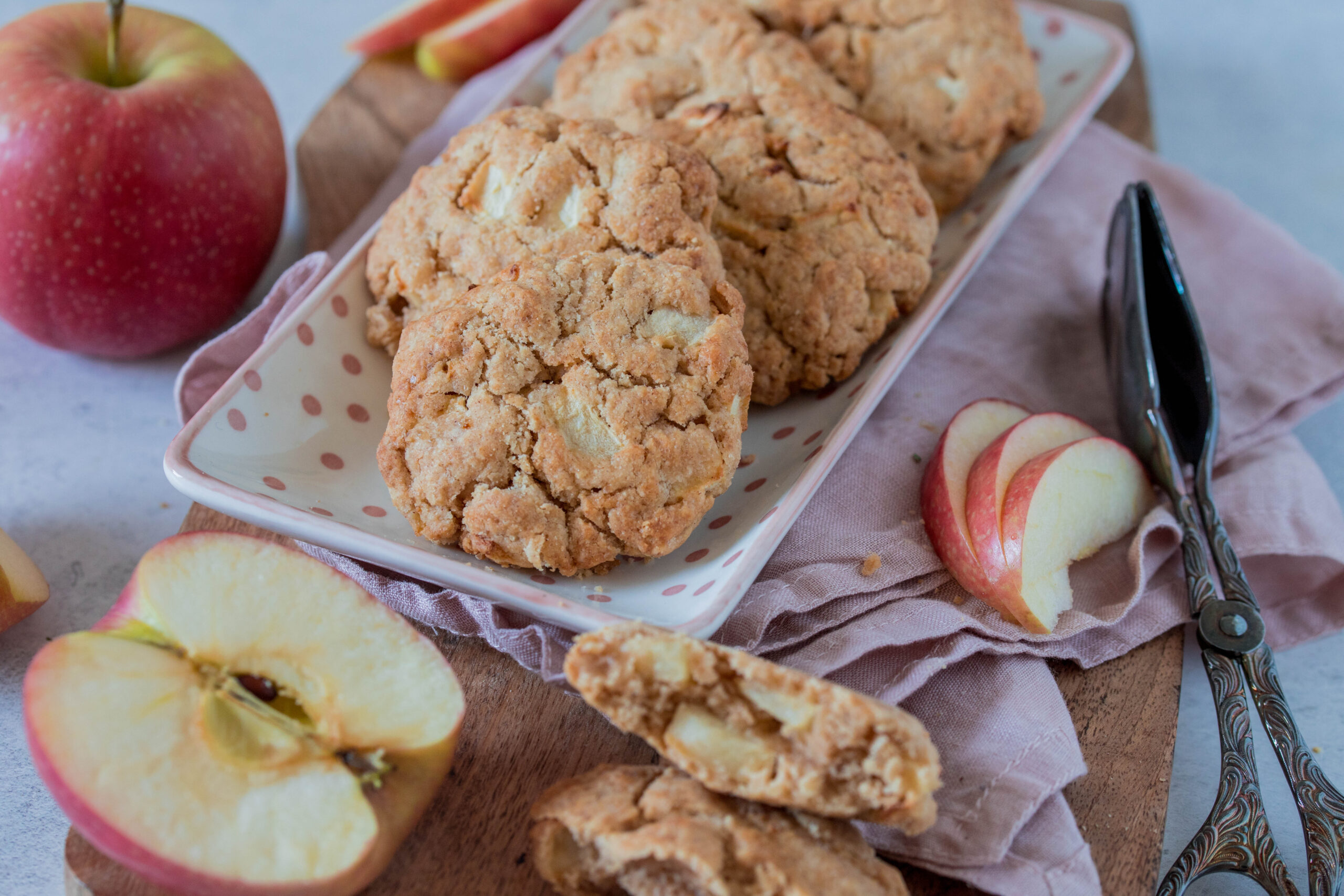 Apple Crumble Cookies