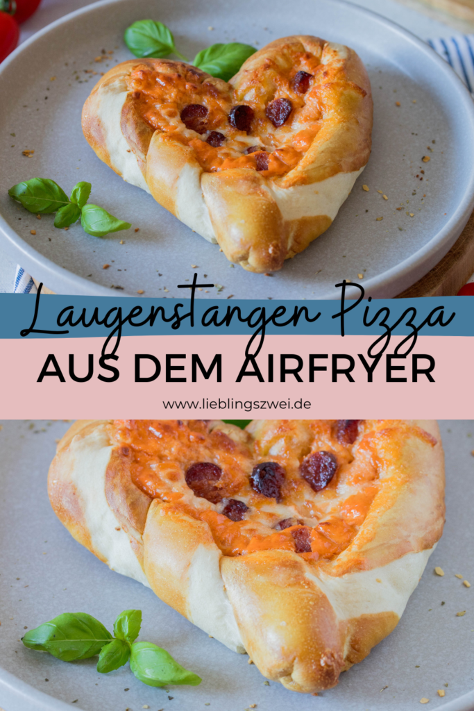 Laugenstangen Pizza aus dem Airfryer