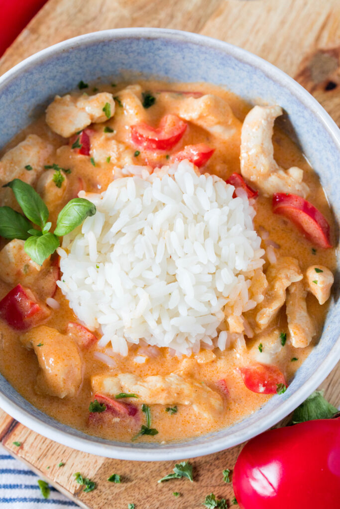 Paprika-Sahne Hähnchen