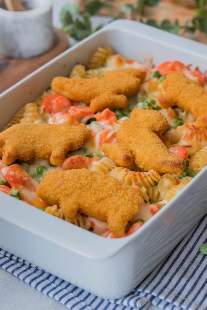 Nudelauflauf mit Nuggets