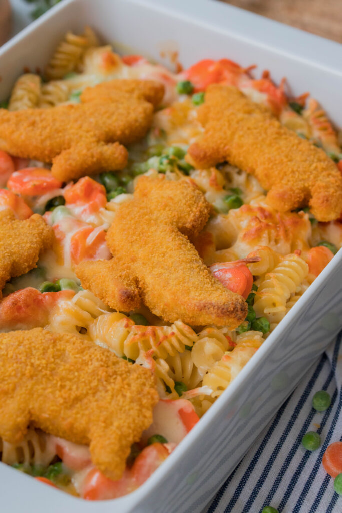 Nudelauflauf mit Nuggets