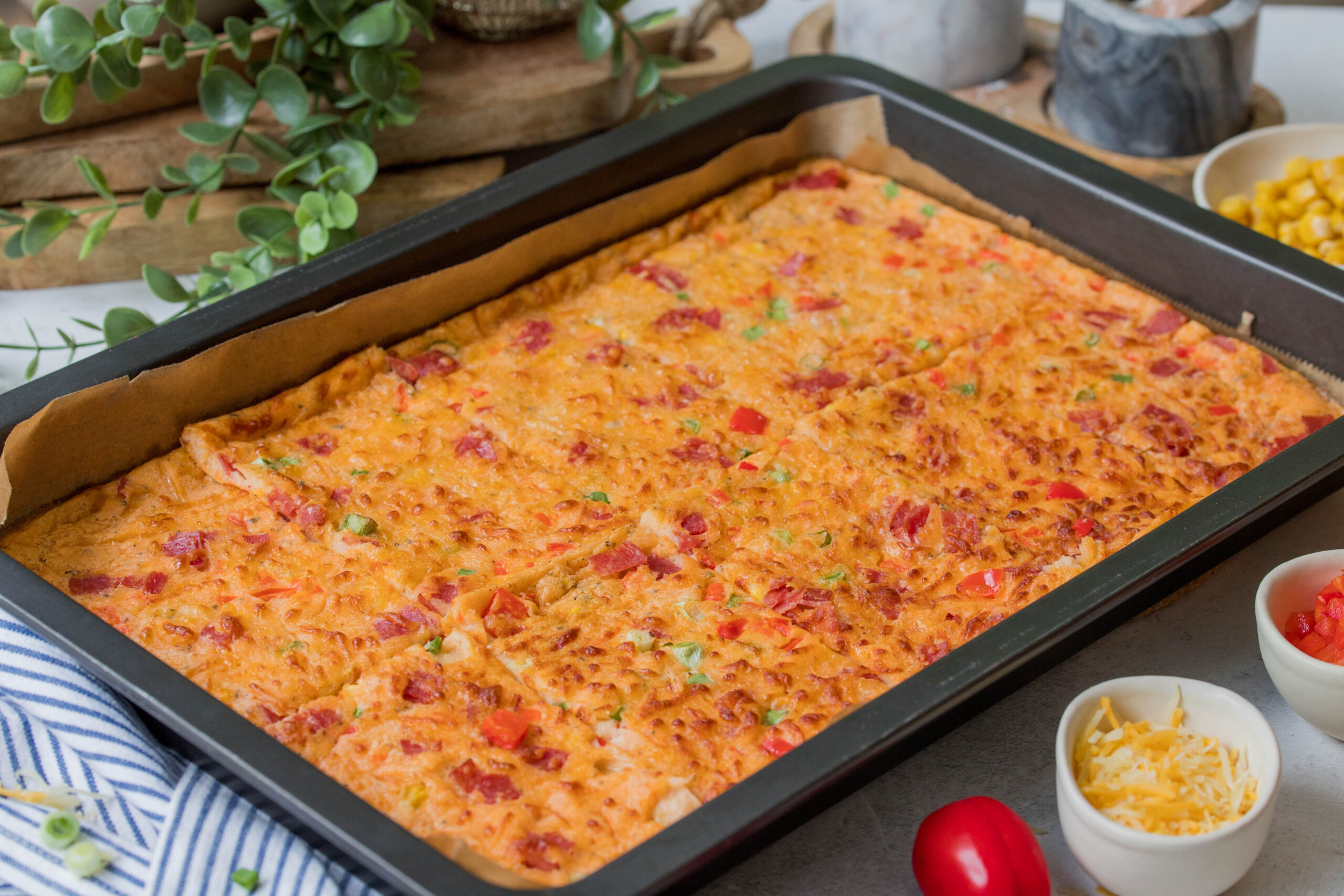 Herzhafte Ofenpfannkuchen