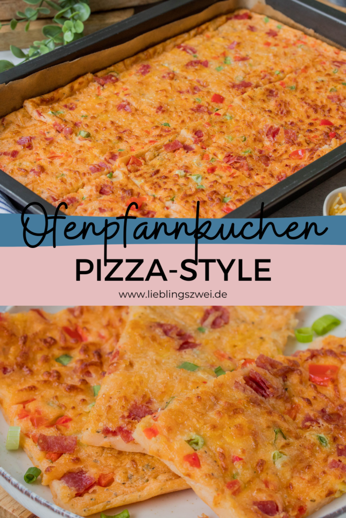 Ofenpfannkuchen im Pizza Style