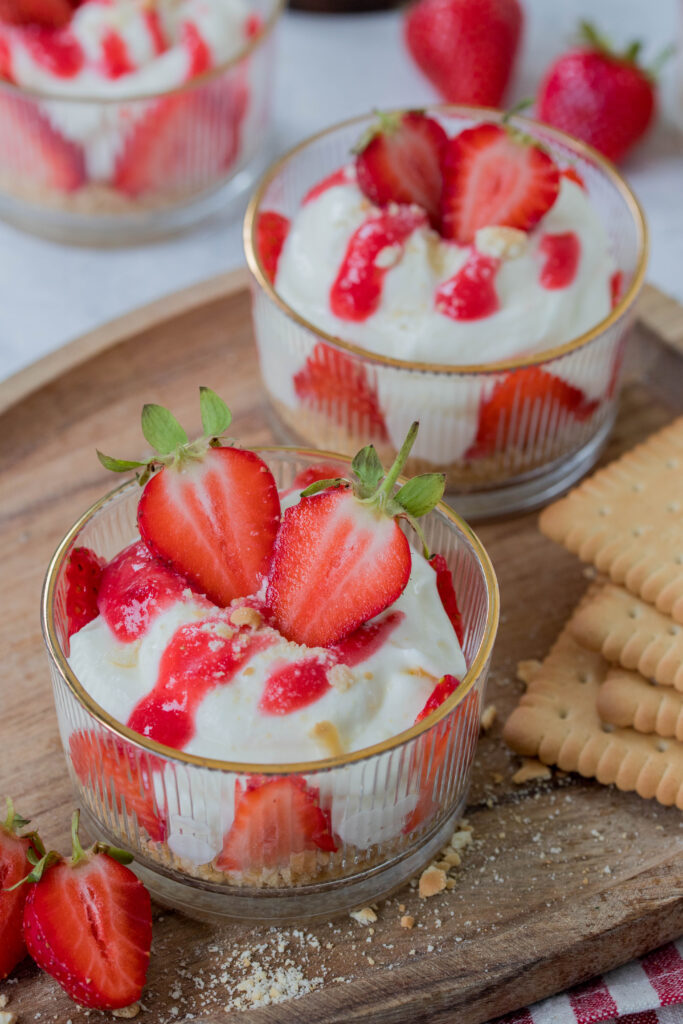 Erdbeer Cheesecake Dessert Erdbeer Cheesecake Dessert