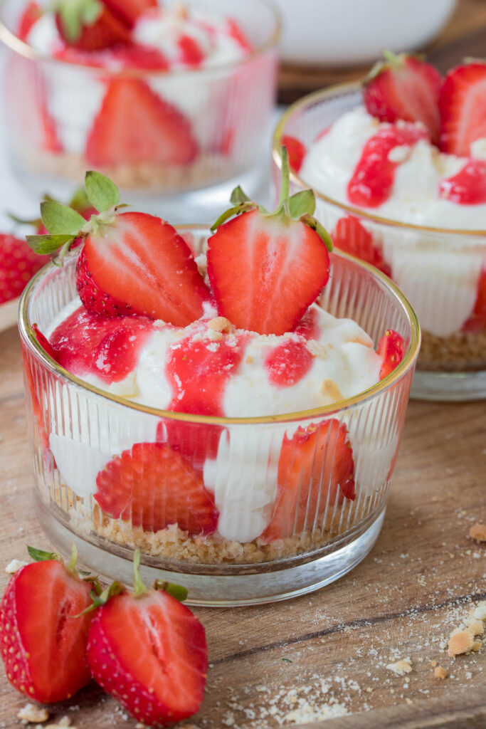 Erdbeer-Cheesecake Dessert Erdbeer-Cheesecake Dessert