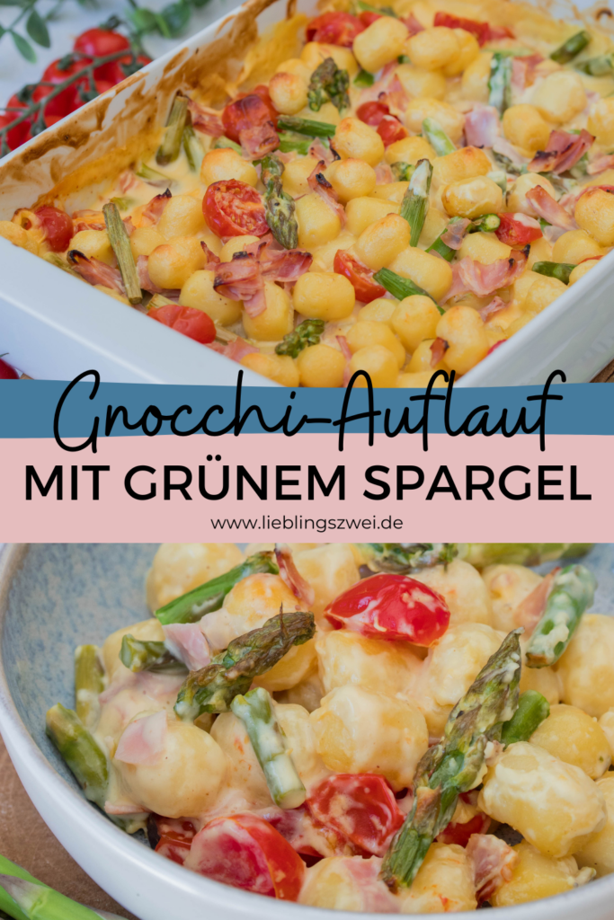 Gnocchi Auflauf mit grünem Spargel Gnocchi Auflauf mit grünem Spargel