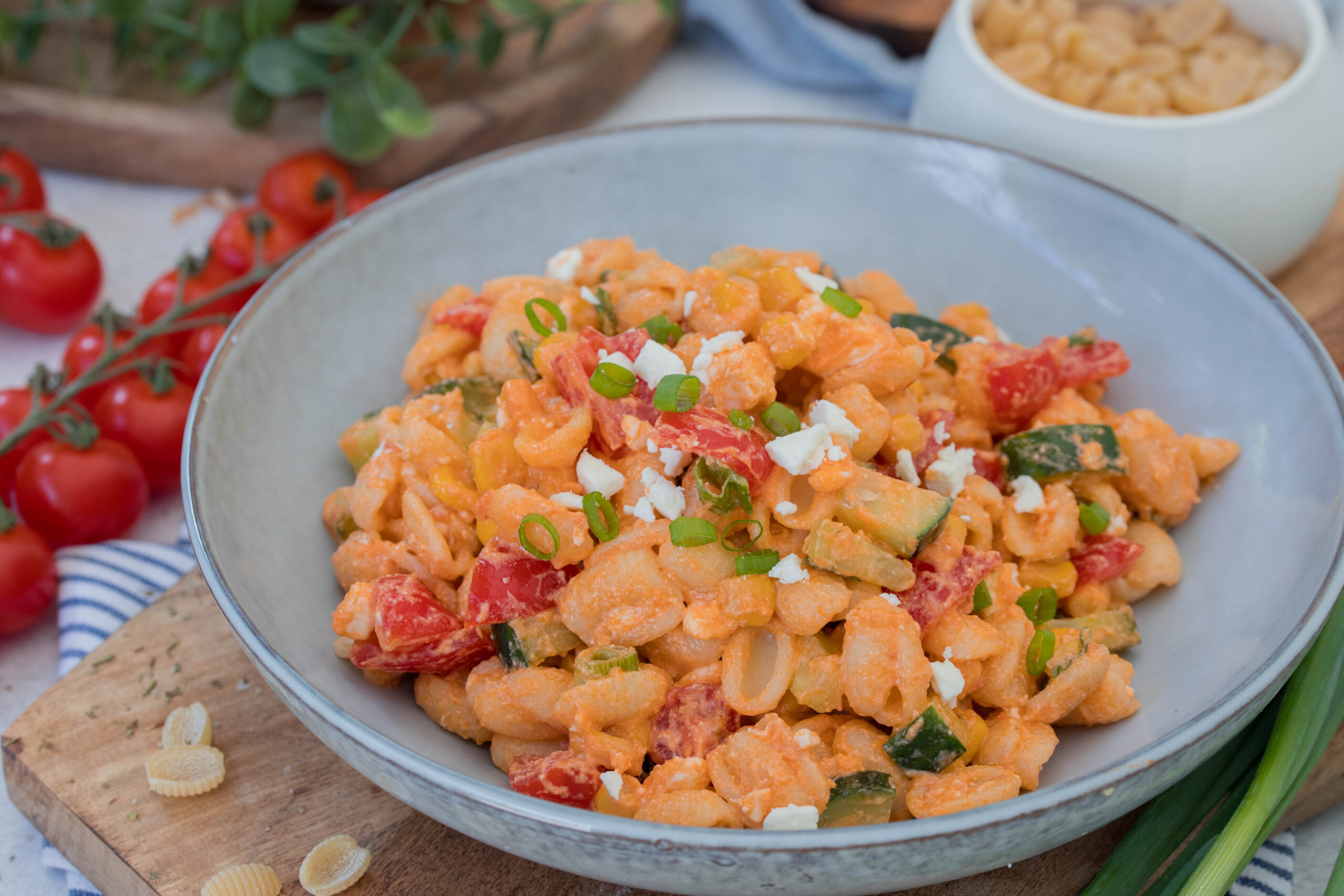Sommerlicher Nudelsalat