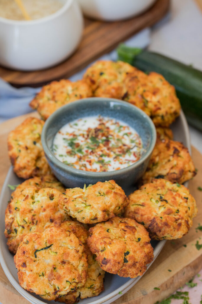 Zucchini-Feta Nuggets Zucchini-Feta Nuggets