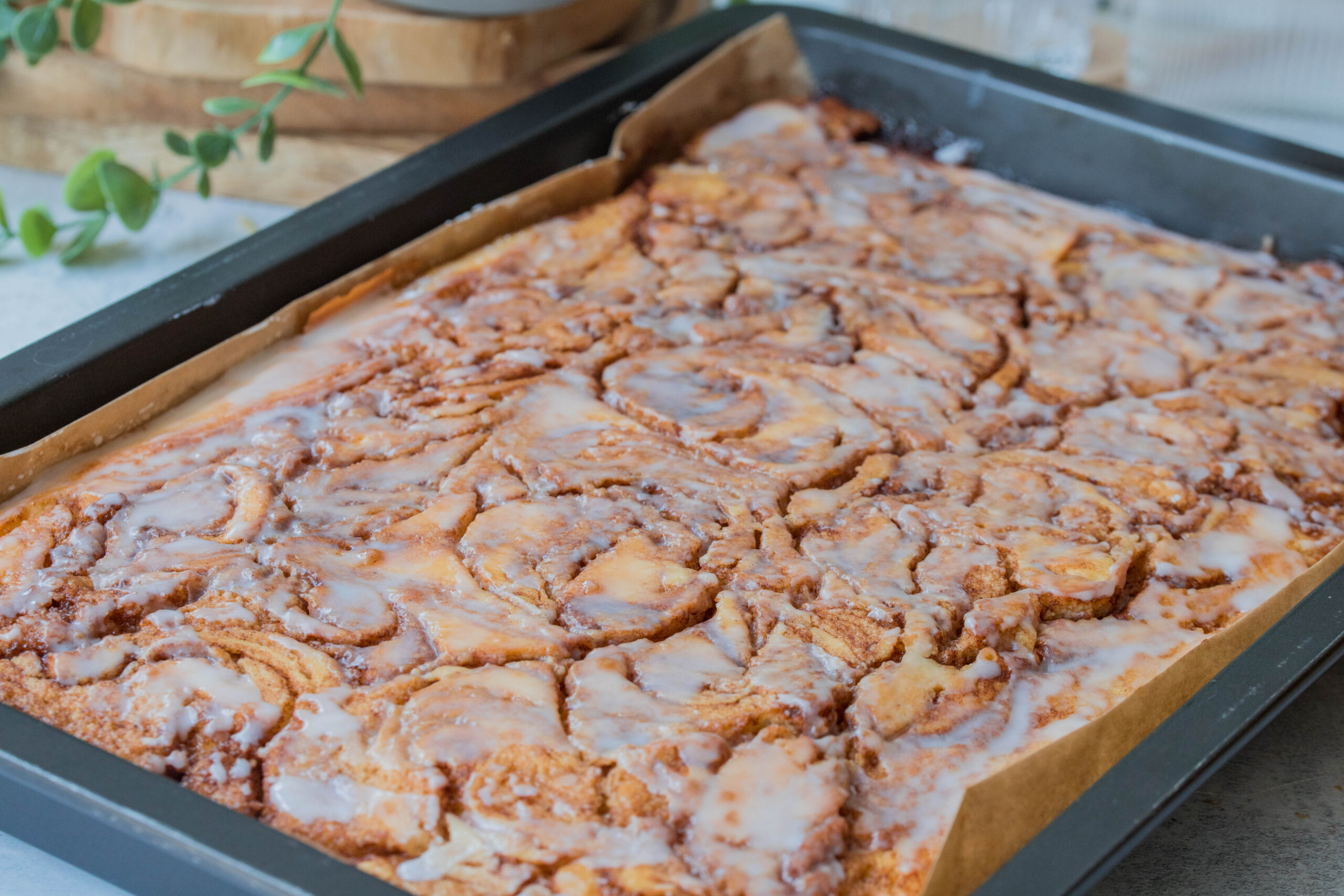 Zimtschneckenkuchen vom Blech Zimtschneckenkuchen vom Blech