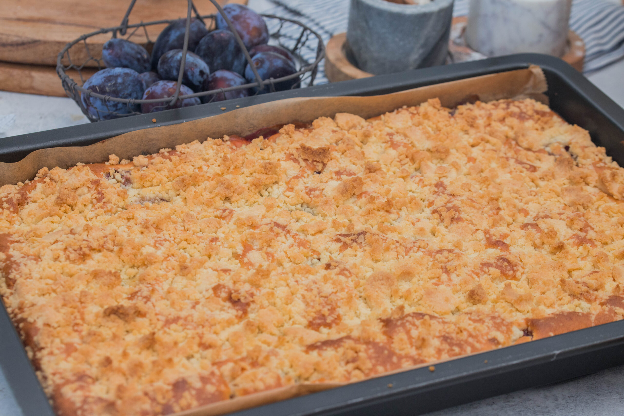 Zwetschgen-Streusel Kuchen vom Blech Zwetschgen-Streusel Kuchen vom Blech
