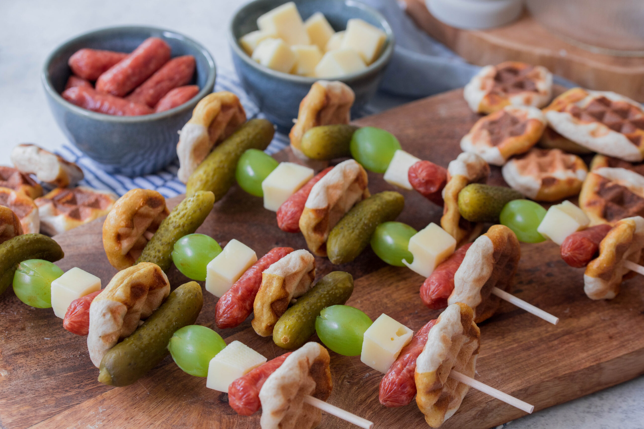 Brotzeitspieße Oktoberfest Fingerfood Brotzeitspieße Oktoberfest Fingerfood