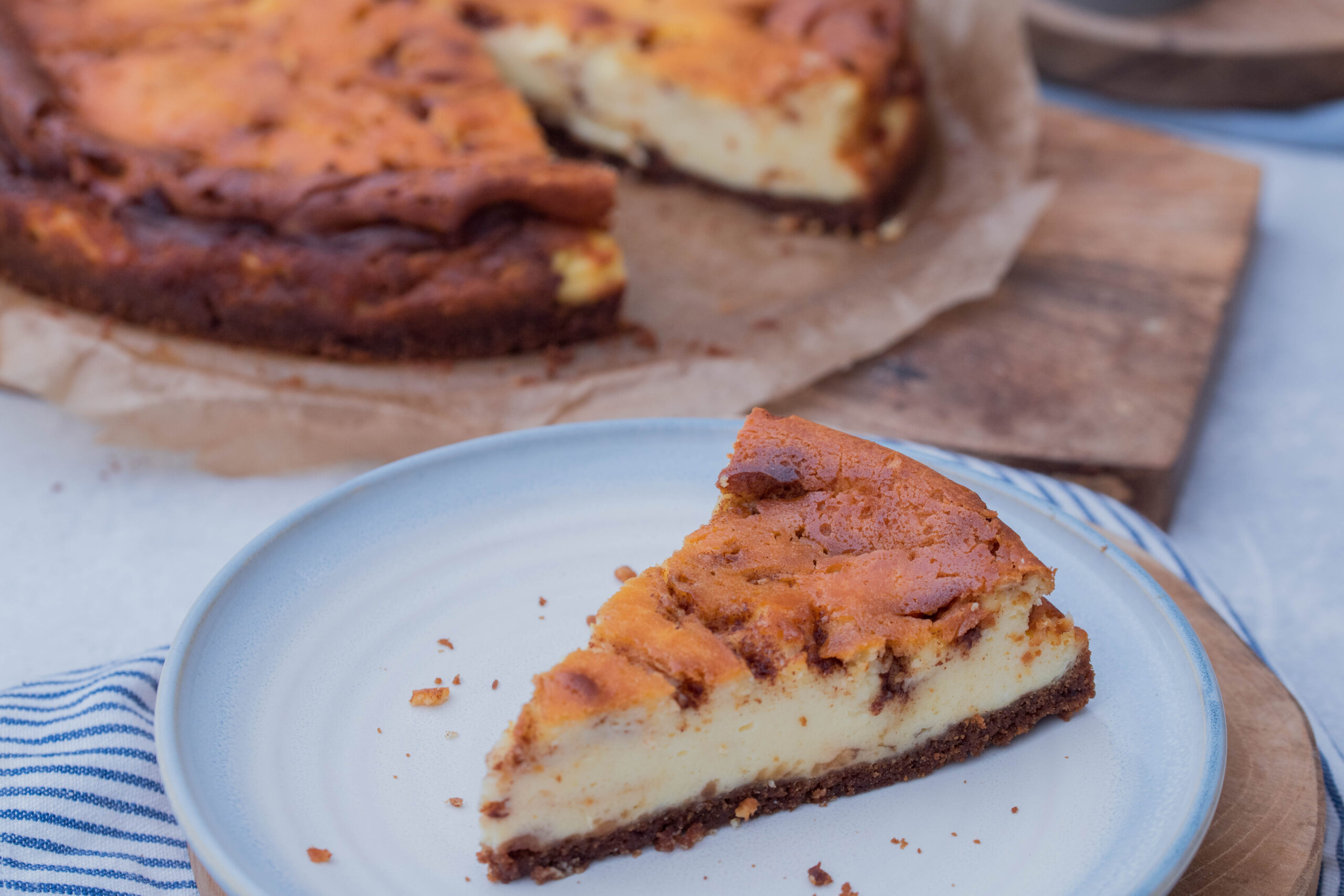 Käsekuchen mit Zimtswirl