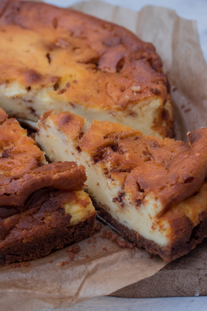 Käsekuchen mit Zimtswirl